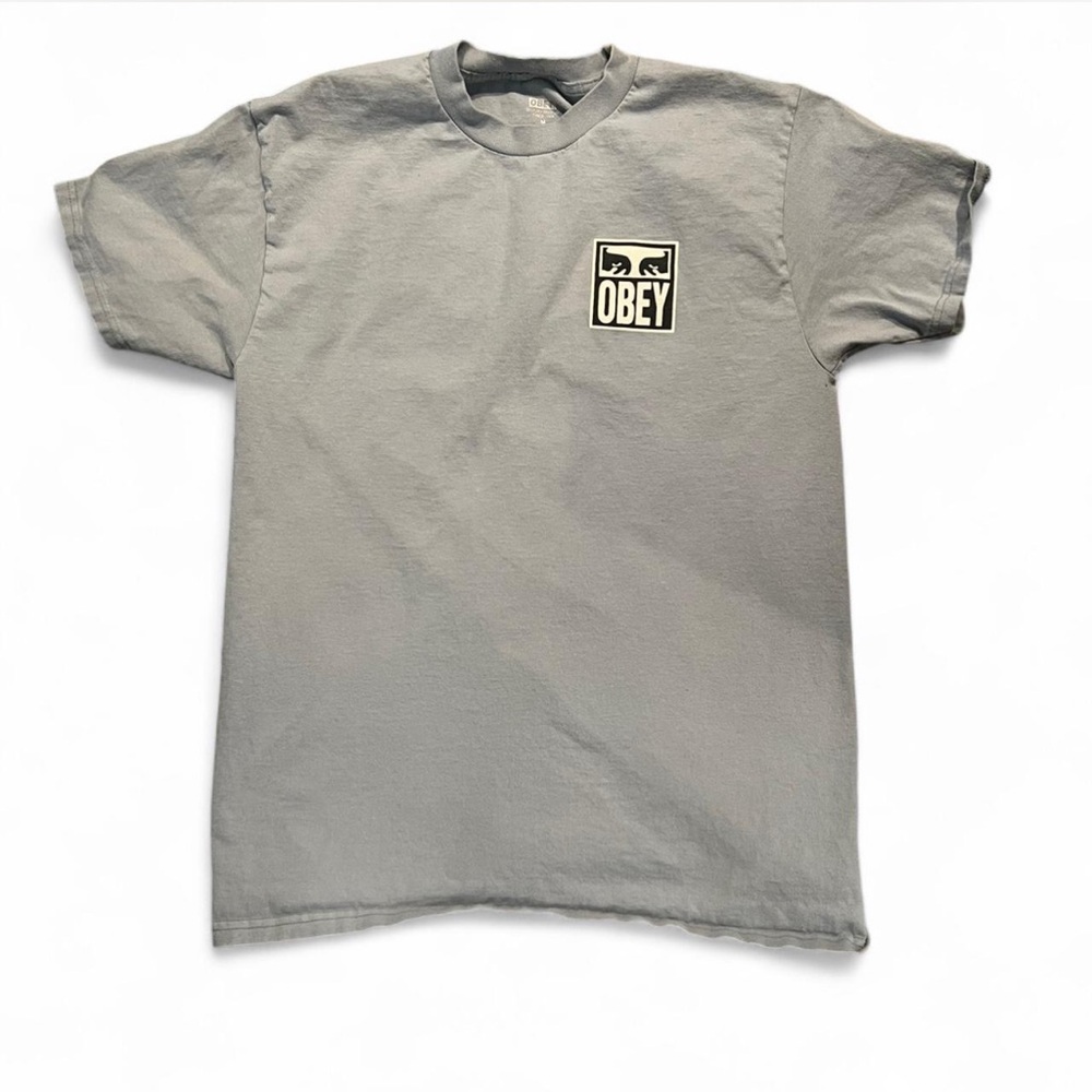 Obey Classic Light blue  Short Sleeve Tee